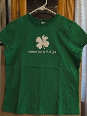 Green St. Patrick's Shamrock Tee
